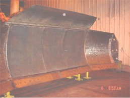 Bulldozer Blade reconstructed, after.